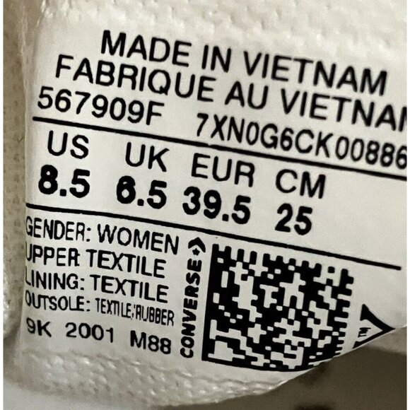 Converse Chuck Taylor All Star Womens size  8.5 Pastel Ombre sneakers Shoes - Picture 8 of 8